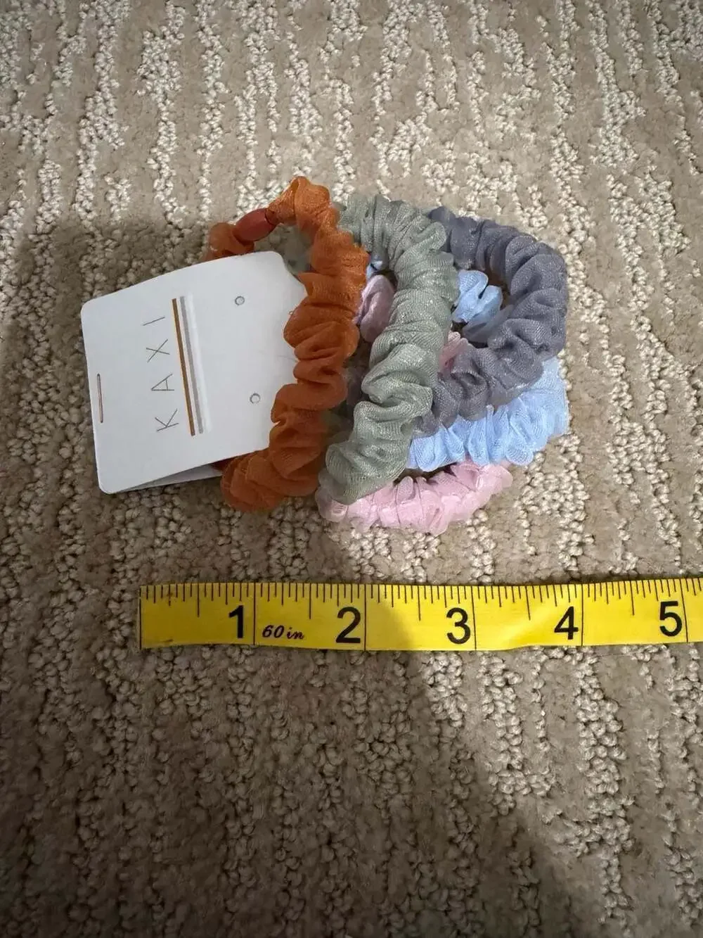 Kaxi Multi-Color Mesh Scrunchie Set